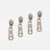 Rückseiten Reverse Zipper 4mm Perlonraupe Beige D371