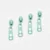 Rückseiten Reverse Zipper 4mm Perlonraupe Mint D871