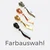 Zipper in Blattform in den Farben gold, silber, kupfer und gunmetal