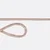 Elastisches Paspelband aus Baumwolljersey in Beige