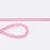 Elastisches Paspelband aus Baumwolljersey in Rosa