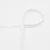 Elastisches Paspelband, 10 mm breit, in White
