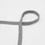 Elastische Biese aus Jersey, 10 mm, in Mid Grey Melange