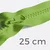Teilbarer Reißverschluss, 25 cm, in Apfelgrün B44