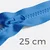 Teilbarer Reißverschluss, 25 cm, in Blau B8