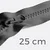 Teilbarer Reißverschluss, 25 cm, in Dunkelgrau D306