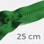Teilbarer Reißverschluss, 25 cm, in Grasgrün D52