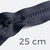 Teilbarer Reißverschluss, 25 cm, in Indigo D196