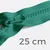 Teilbarer Reißverschluss, 25 cm, in Jadegrün B29