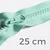 Teilbarer Reißverschluss, 25 cm, in Mint D871