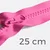 Teilbarer Reißverschluss, 25 cm, in Pink B47