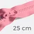 Teilbarer Reißverschluss, 25 cm, in Schweinchenrosa D322