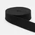 Gurtband Baumwollmix Soft 25 mm Schwarz (B5)
