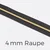 Reissverschluss Meterware Gold Metallisiert 4mm Anthrazit B39