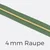 Reißverschluss Meterware Metallisiert Gold 4mm Salbei D100