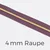 Reißverschluss Meterware Metallisiert Gold 4mm Blasslila D206