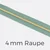Reißverschluss Meterware Metallisiert Gold 4mm Mint D250