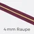 Reißverschluss Meterware Metallisiert Gold 4mm Dunkles Altrosa D285