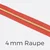 Reißverschluss Meterware Metallisiert Gold 4mm Koralle D816