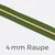Reißverschluss Meterware Metallisiert Gold 4mm Oliv D887