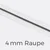 Reißverschluss Meterware Metallisiert Gunmetal 4mm Weiß B3