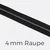 Reißverschluss Meterware Metallisiert Gunmetal 4mm Schwarz B5