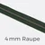 Reißverschluss Meterware Metallisiert Gunmetal 4mm Dunkelgrün D190