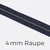 Reißverschluss Meterware Metallisiert Gunmetal 4mm Indigo D196