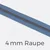 Reißverschluss Meterware Metallisiert Gunmetal 4mm Blassblau D205