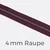 Reißverschluss Meterware Metallisiert Gunmetal 4mm Beere D230