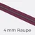 Reißverschluss Meterware Metallisiert Gunmetal 4mm Dunkles Altrosa D285