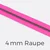 Reißverschluss Meterware Gunmetal Metallisiert 4mm Neonpink PT806