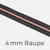 Reißverschluss Meterware Metallisiert Kupfer 4mm Anthrazit B39