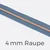 Reißverschluss Meterware Metallisiert Kupfer 4mm Blassblau D205