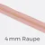 Reißverschluss Meterware Metallisiert Kupfer 4mm Nude D209