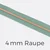 Reißverschluss Meterware Metallisiert Kupfer 4mm Mint D250