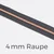 Reißverschluss Meterware Metallisiert Kupfer 4mm Dunkelgrau D306