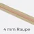 Reißverschluss Meterware Metallisiert Kupfer 4mm Beige D371