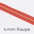 Reißverschluss Meterware Metallisiert Kupfer 4mm Koralle D816