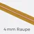 Reißverschluss Meterware Metallisiert Kupfer 4mm Senf D846
