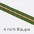 Reißverschluss Meterware Metallisiert Kupfer 4mm Oliv D887