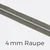 Reißverschluss Meterware Metallisiert Silber 4mm Mausgrau B24