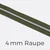 Reißverschluss Meterware Metallisiert Silber 4mm Army D170