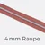 Reißverschluss Meterware Metallisiert Silber 4mm Altrosa D213