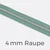 Reißverschluss Meterware Metallisiert Silber 4mm Mint D250