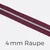 Reißverschluss Meterware Metallisiert Silber 4mm Dunkles Altrosa D285