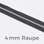 Reißverschluss Meterware Metallisiert Silber 4mm Dunkelgrau D306
