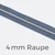 Reißverschluss Meterware Metallisiert Silber 4mm Pastellblau D339