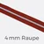 Reißverschluss Meterware Metallisiert Silber 4mm Rost D45