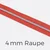 Reißverschluss Meterware Metallisiert Silber 4mm Koralle D816